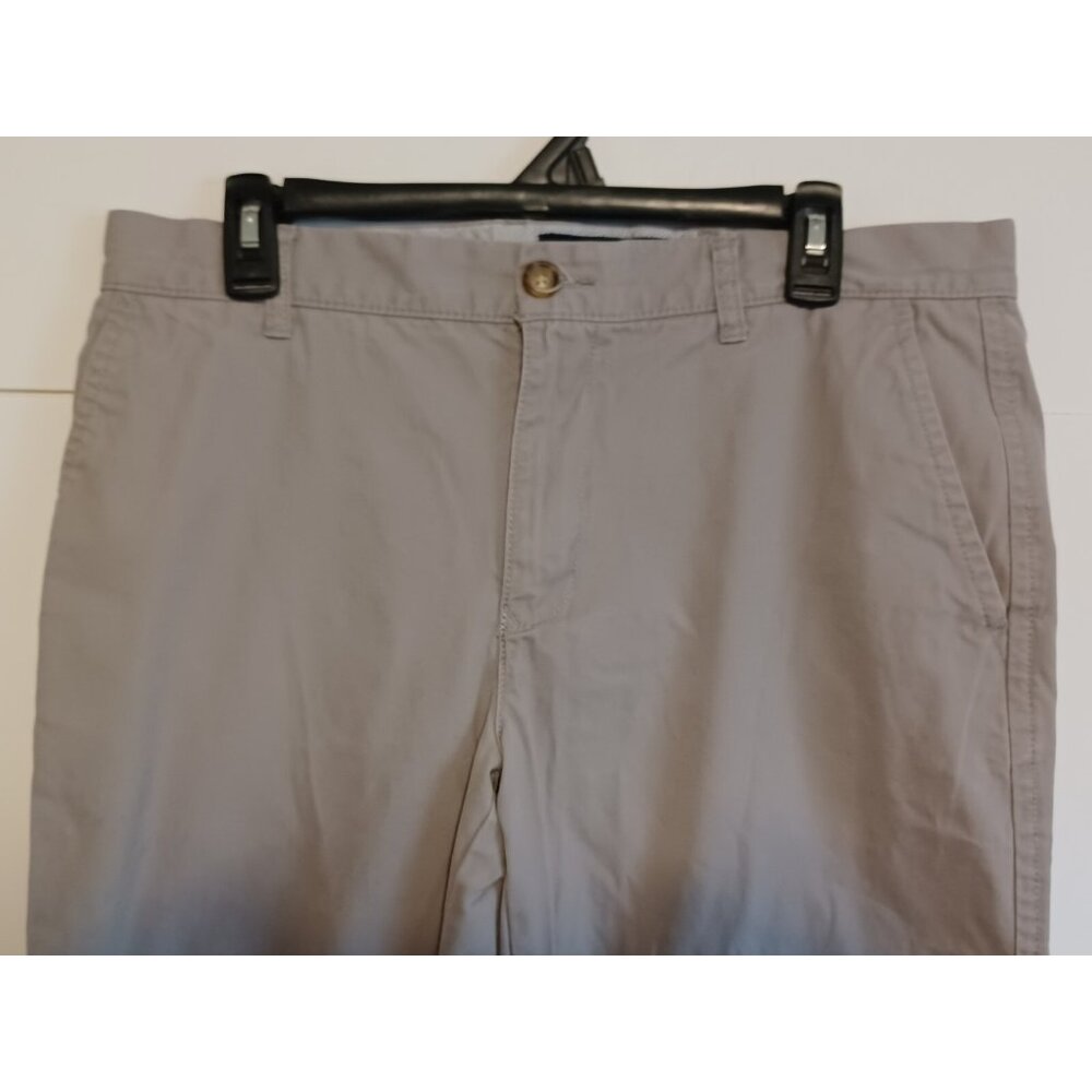 Tommy Hilfiger Men's Gray Pants Classic Fit Flat Front SIZE 34/34 - Picture 2 of 6